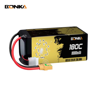 BONKA 8000mAh 180C 8S LiPo Battery for FPV Drone